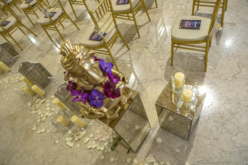 decoración hindú para boda en Granada